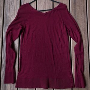 Burgundy sweater